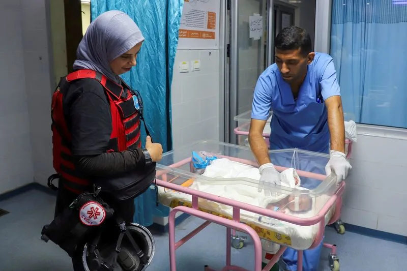 Caring for new mothers and babies in Gaza